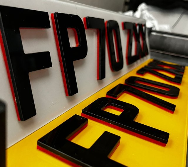 4D With Coloured Backing